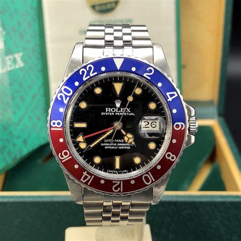 rolex 16750 box|rolex gmt master 16750 value.